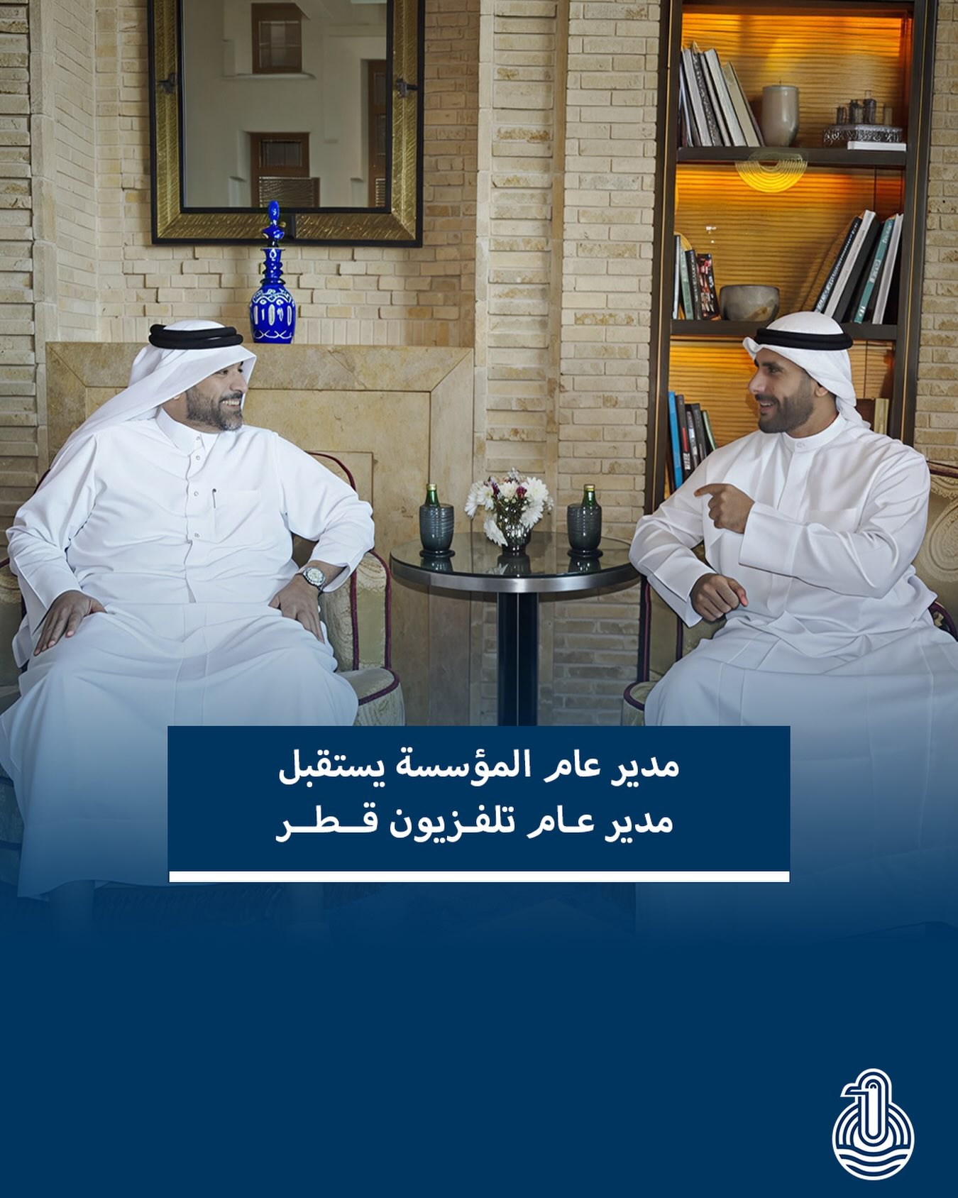 مدير مؤسسة الإنتاج البرامجي المشترك يستقبل مدير تلفزيون قطر في تونس